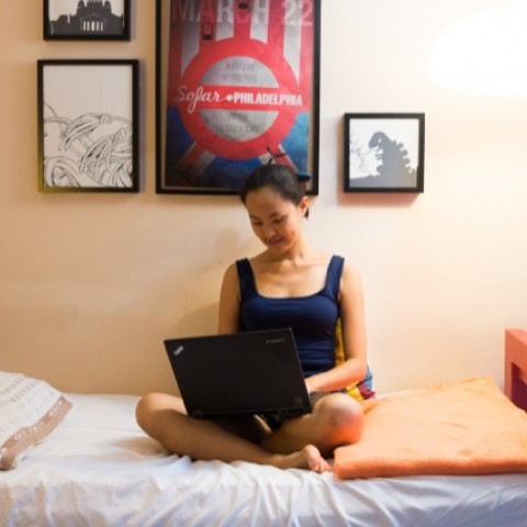 Having your own private, quiet place to study is a must when you’re learning!